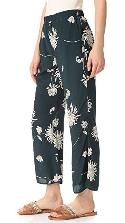 Shop Capulet Zsa Zsa Trousers In Chrysanthemum Print