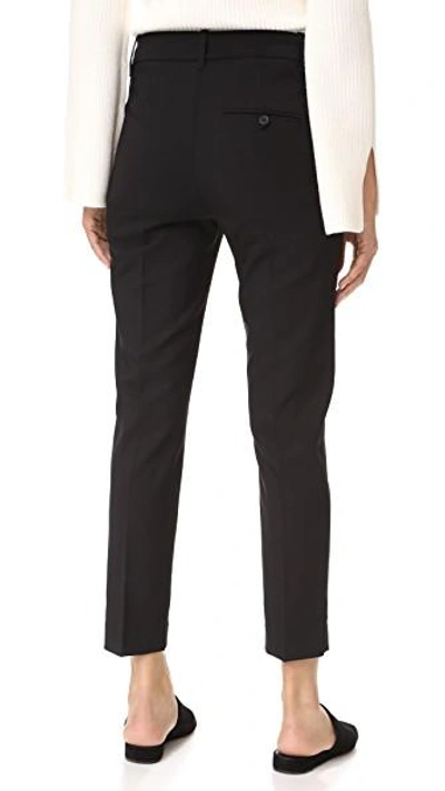 Shop Vince Tapered Trousers In Black