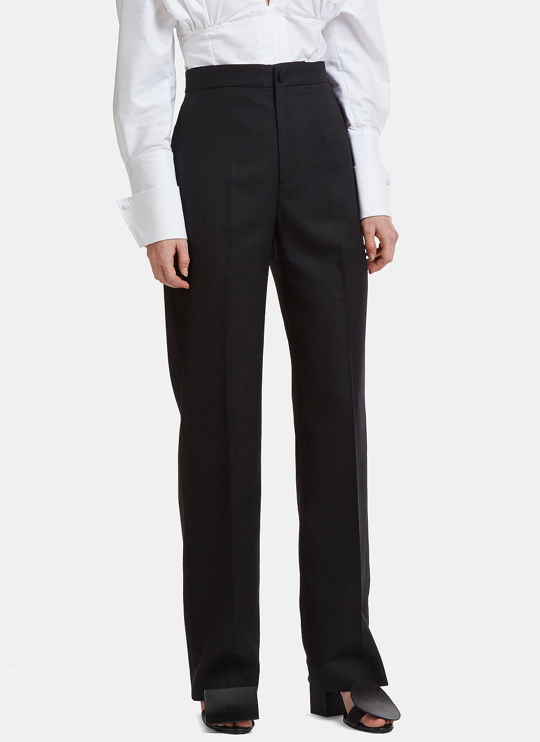 Jacquemus La Pantalon Taille Haute High-waisted Pants In Grey | ModeSens