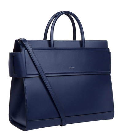 Shop Givenchy Medium Horizon Tote Bag In Navy