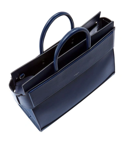 Shop Givenchy Medium Horizon Tote Bag In Navy