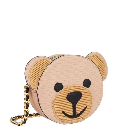 Shop Moschino Teddy Bear Shoulder Bag In Pink