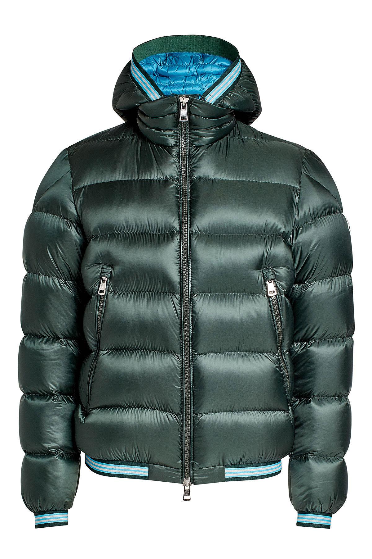 moncler with writing on hood