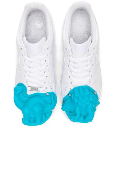 comme des garcons air force 1 blue dinosaur