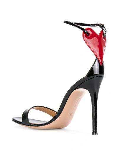 Shop Gianvito Rossi Love Cut-out Heart Sandals