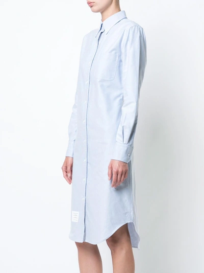 Shop Thom Browne Midi Shirt Dress