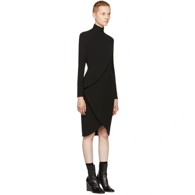 Shop Givenchy Black Layered Dress In 001 Black