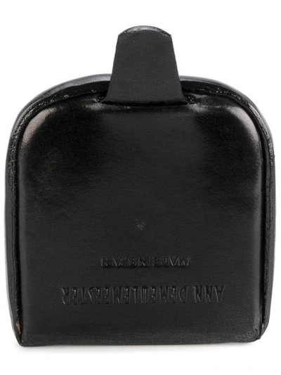 Shop Ann Demeulemeester Flip-lock Wallet - Black