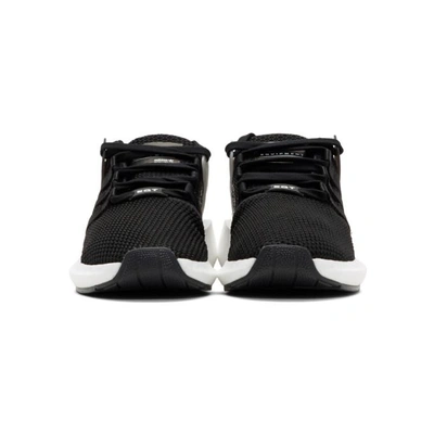 Shop Adidas Originals Black Eqt Support 93/17 Sneakers