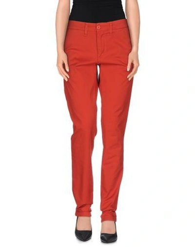 Shop Carhartt Casual Pants In Red