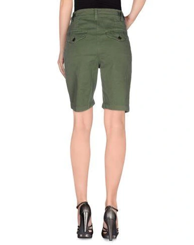 Shop Isabel Marant Étoile Shorts & Bermuda In Military Green