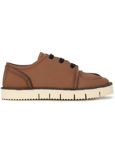 Shop Marni Foam Sneakers - Brown