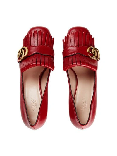Shop Gucci Mid-heel Pumps - Red