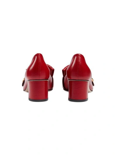 Shop Gucci Mid-heel Pumps - Red