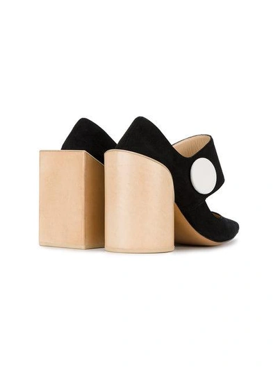 Shop Jacquemus Black Les Chaussures Gros Bouton 120 Pumps