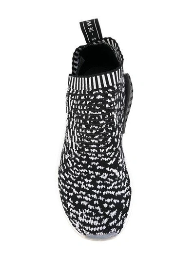 Shop Adidas Originals Nmd_cs2 Primeknit Sneakers In Black
