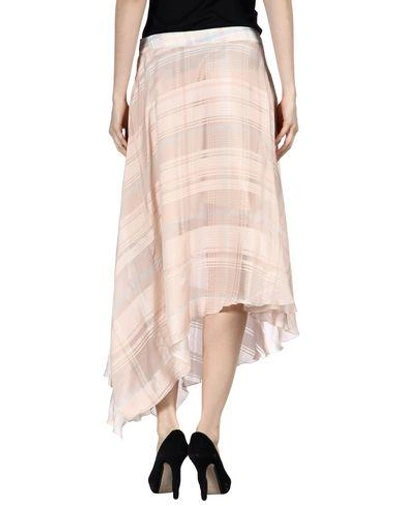 Shop Stella Mccartney Midi Skirts In Light Pink