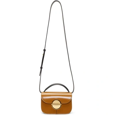 Shop Marni Tan & Black Pois Bag