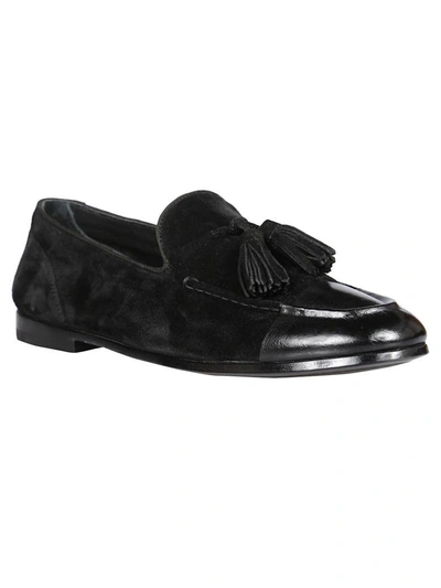 Shop Alberto Fasciani Torres Tassel Loafer In Black