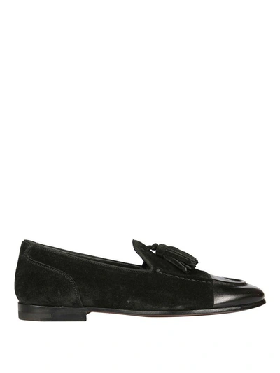 Shop Alberto Fasciani Tessa Tassel Loafer In Black