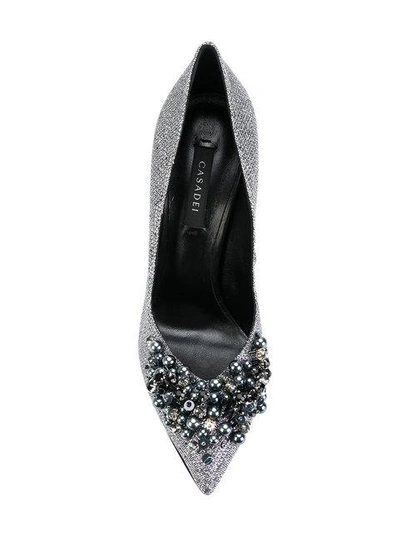 Casadei Embellished Blade Pumps | ModeSens