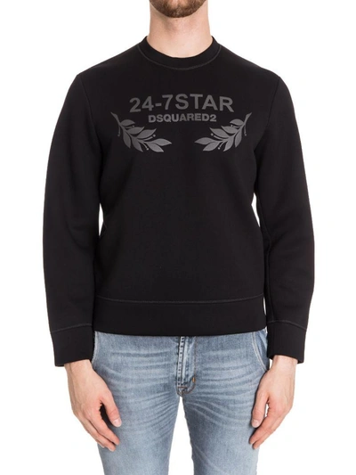 Shop Dsquared2 Dsquared Viscose Sweatshirt In Black