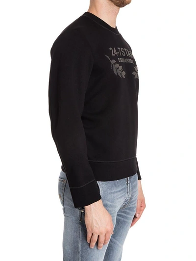 Shop Dsquared2 Dsquared Viscose Sweatshirt In Black