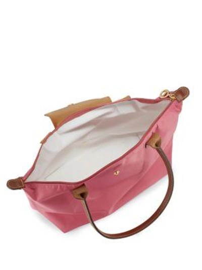 Shop Longchamp Le Pliage Shoulder Bag In Pink