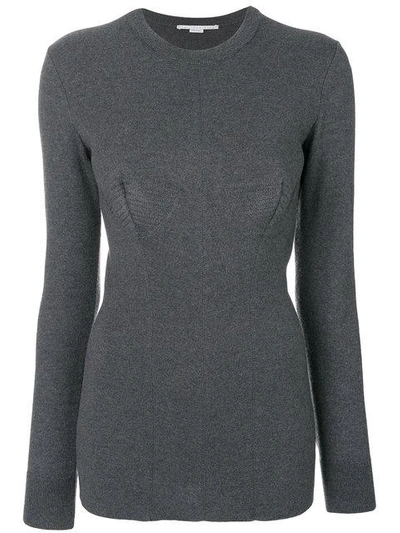 Shop Stella Mccartney Bustier Seam Detail Sweater