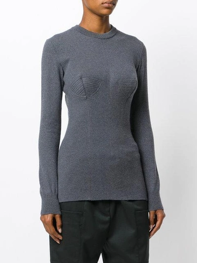 Shop Stella Mccartney Bustier Seam Detail Sweater