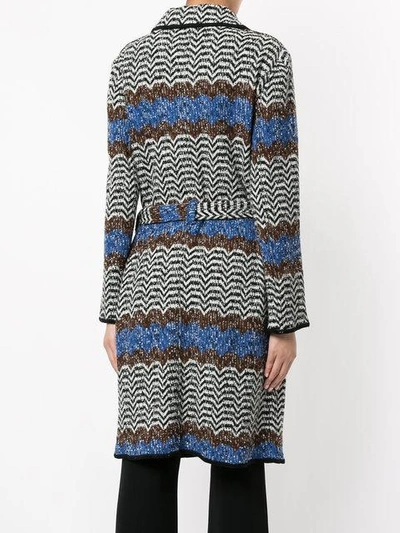 Shop Missoni Zig Zag Belted Coat