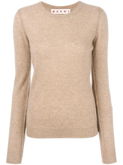 Shop Marni Fitted Cashmere Sweater
