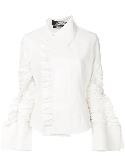 Shop Jacquemus - Ruffled Trim Shirt