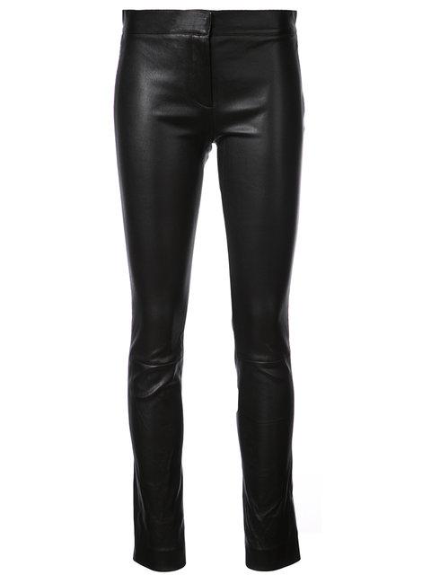 Derek Lam Leather Skinny Leggings In Black | ModeSens