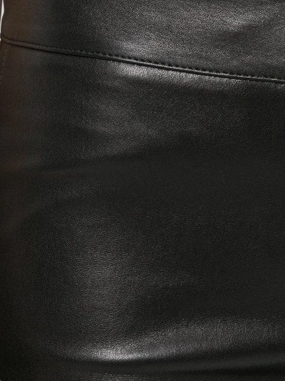 Shop Derek Lam Leather Hanne Leggings In Black