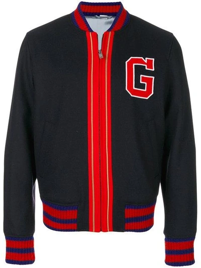 Shop Gucci G Patch Bomber Jacket