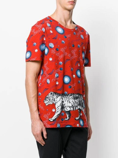 Shop Gucci Tiger Print T-shirt