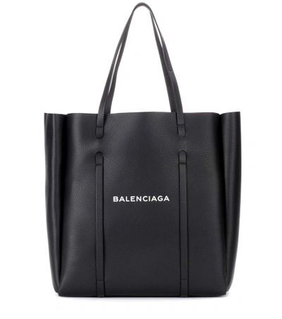 Balenciaga Everyday Tote Large Leather Tote In Black