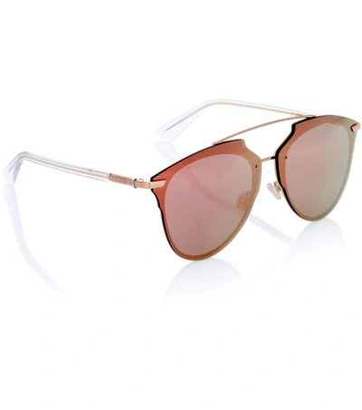 Shop Dior Reflected Aviator Sunglasses In Pink