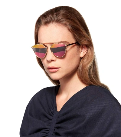 Shop Dior So Real Sunglasses In Multicoloured
