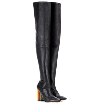 Zimmermann Leather Over-the-knee Boots In Black