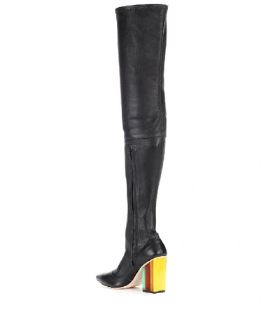 Shop Zimmermann Leather Over-the-knee Boots In Black