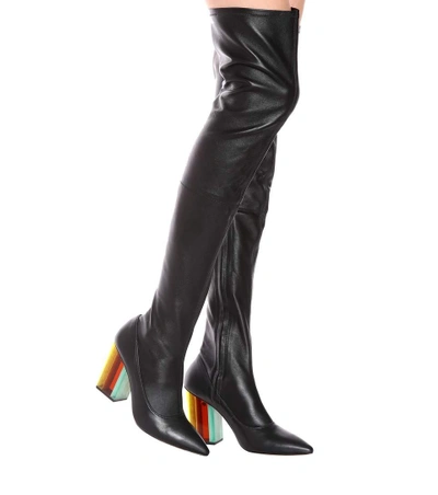 Shop Zimmermann Leather Over-the-knee Boots In Black