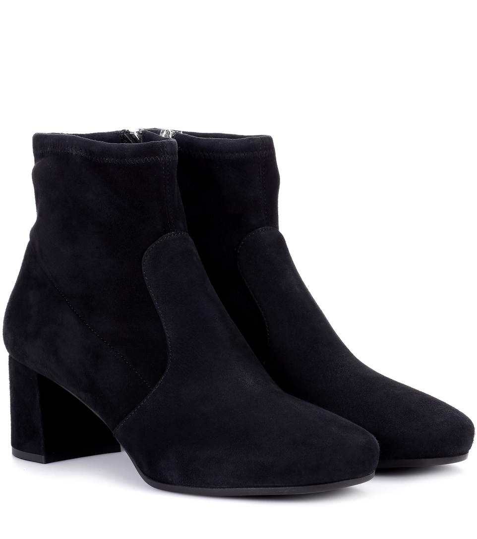 prada suede ankle boots