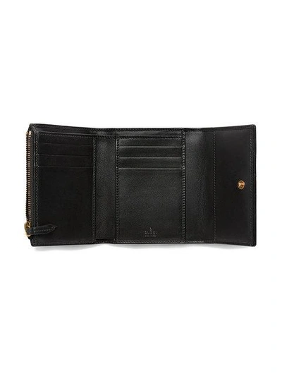 Shop Gucci Gg Marmont Matelassé Wallet In Black