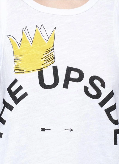 Shop The Upside Crown Logo Print Cropped Tank Top