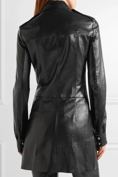 Shop Calvin Klein 205w39nyc Leather Shirt