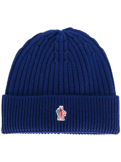 Shop Moncler Ribbed Beanie
