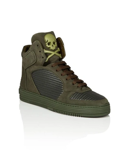 Shop Philipp Plein Hi-top Platforms "inspection"