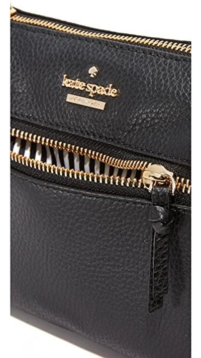Shop Kate Spade Jackson Street Mini Cayli Cross Body Bag In Black